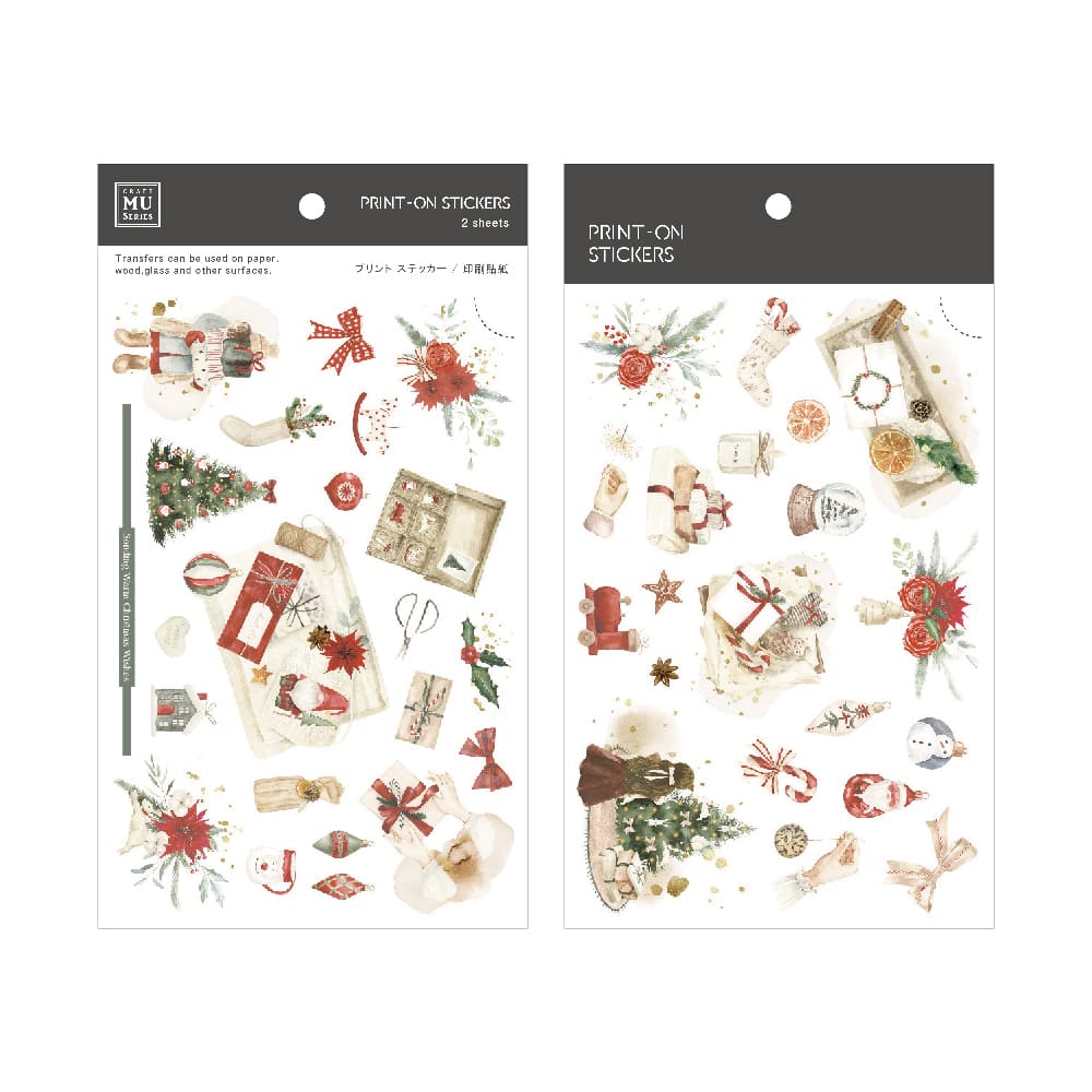 Christmas Series Transfer Stickers