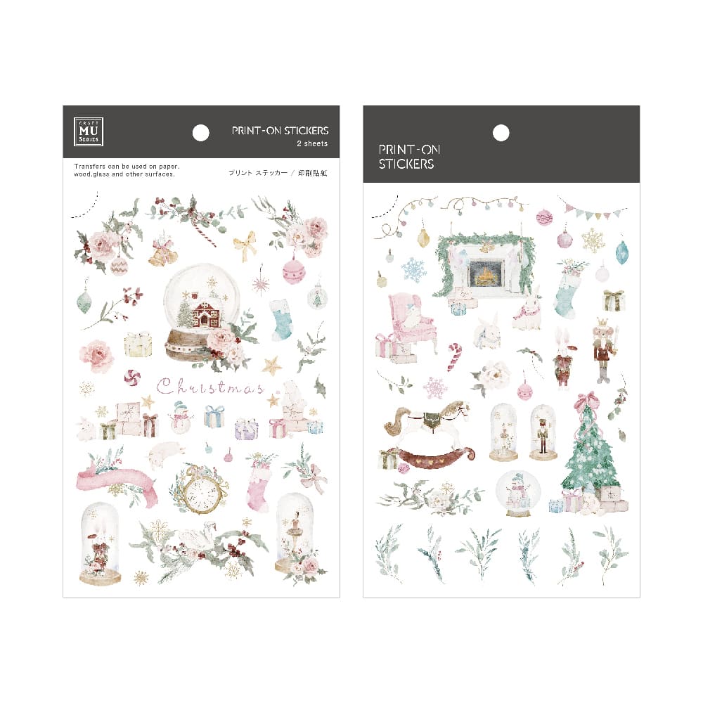 Christmas Series Transfer Stickers