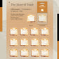 Coffee & Bakery Themed Memo Pad