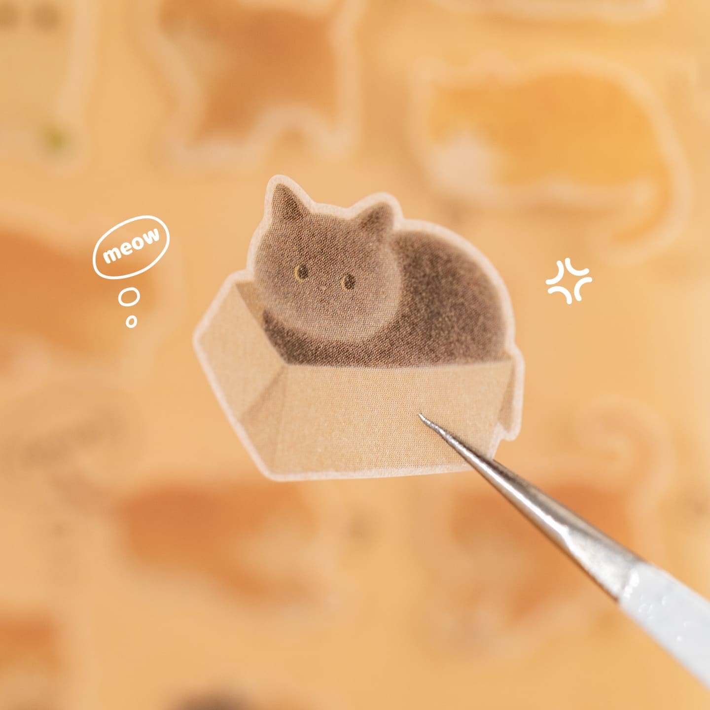 Kawaii Kitten Sticker