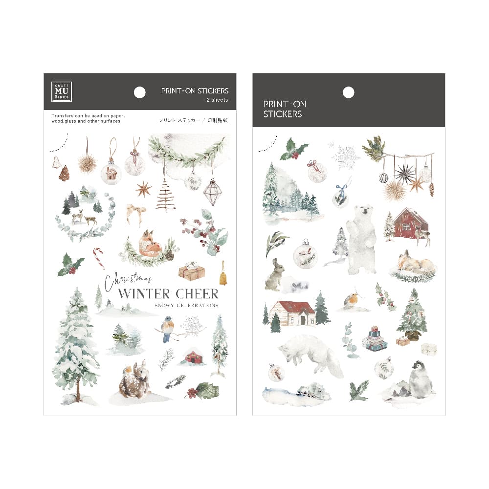 Christmas Series Transfer Stickers