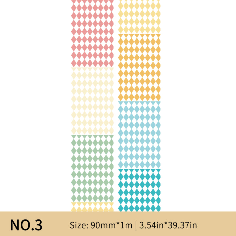 Diamond Grid Pattern One Cycle PET Tape