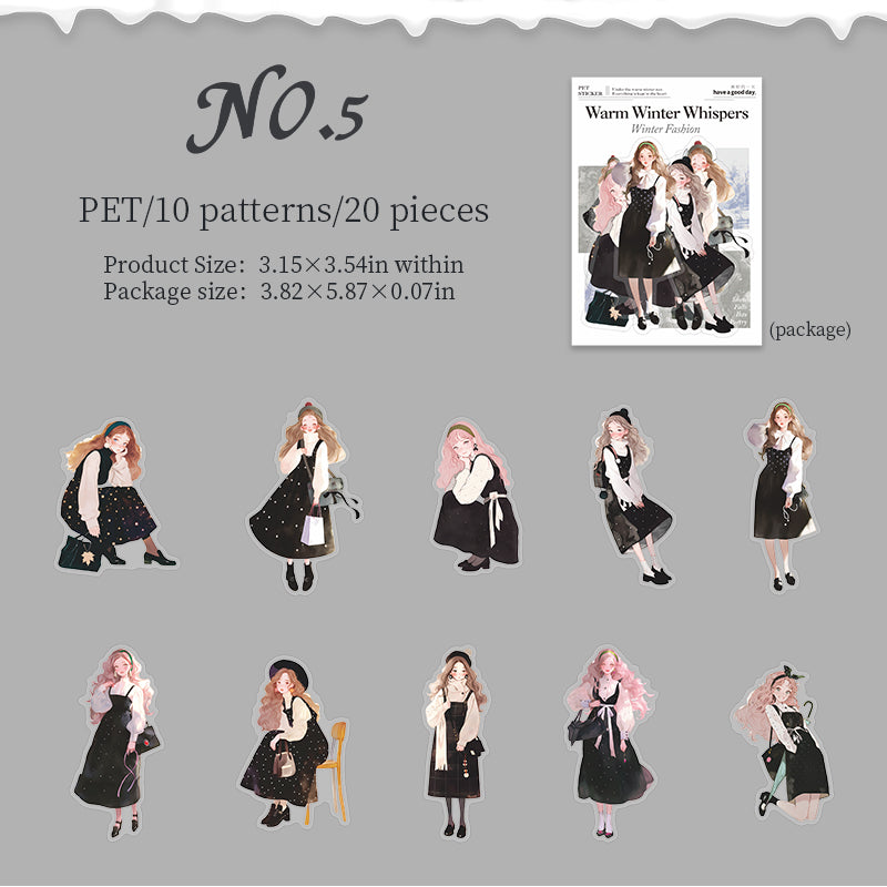 Winter Characters Sticker Pack