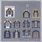 Embossed Hard Card Stickers