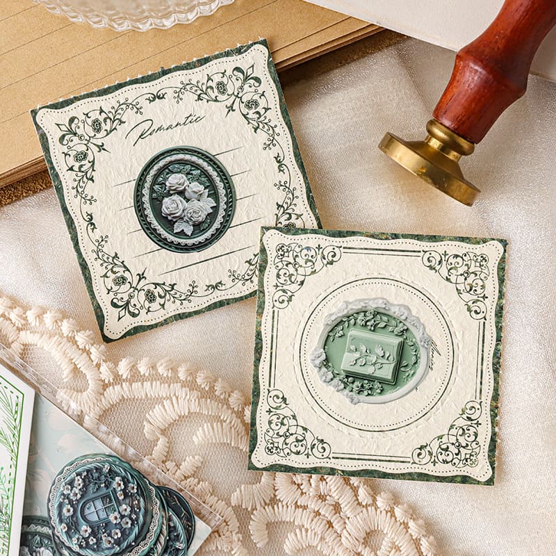 40PCS Wax Seal Series Stickers