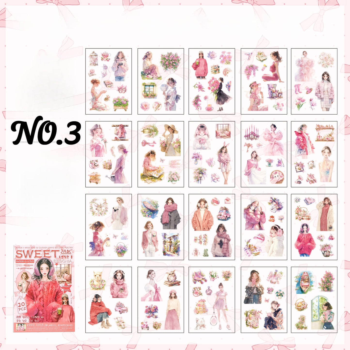 Character Series Die-Cut Sticker Book