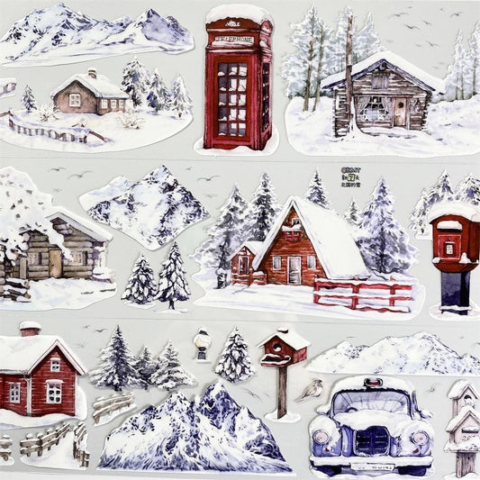 Snowy Landscape One Cycle PET Tape