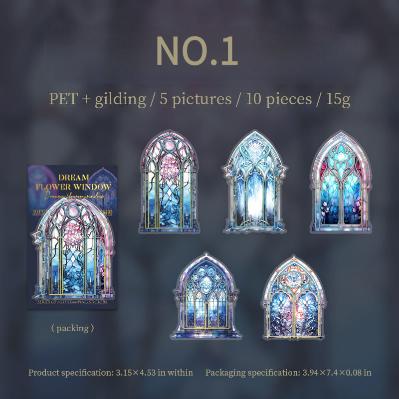 Stained Glass Window Stickers