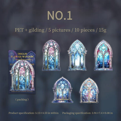 Stained Glass Window Stickers