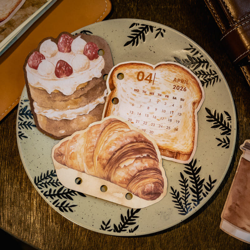 Coffee & Bakery Themed Memo Pad