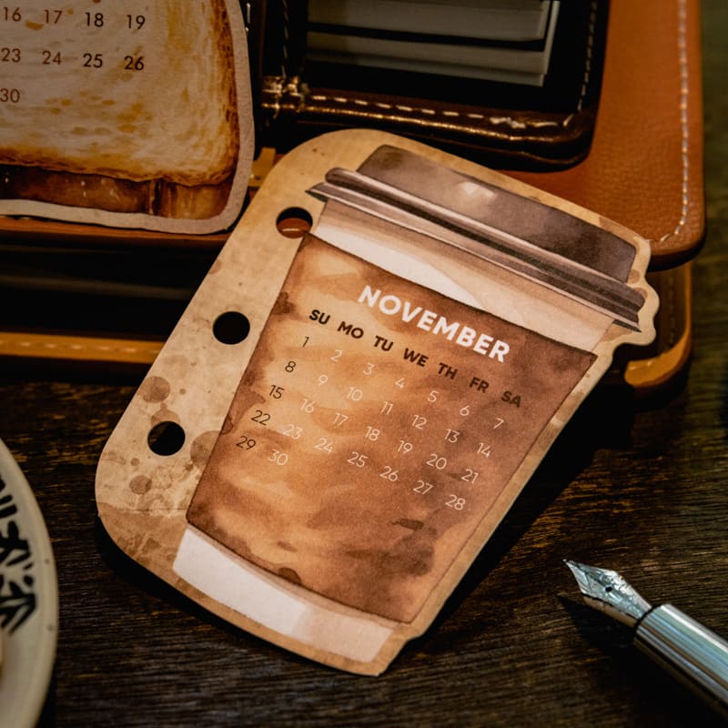 Coffee & Bakery Themed Memo Pad