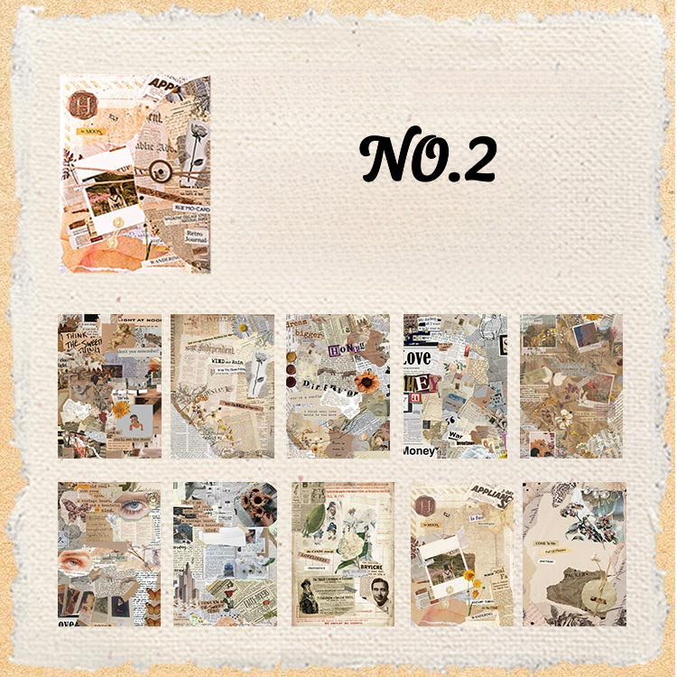 Collage Theme Scrapbook Paper