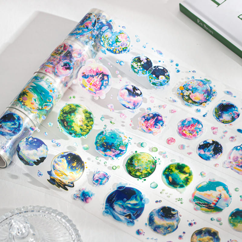 Worlds in Bubbles PET Tape