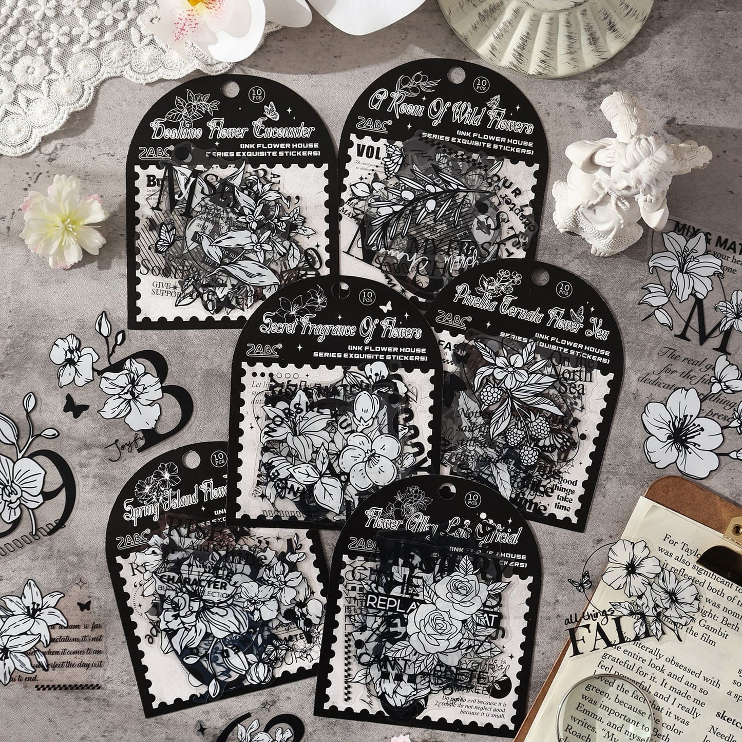 Ink Bloom Sticker Pack