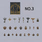 Classic key motif sticker design NO.3 – decorative paper sticker for planner, diary, and journaling supplies
