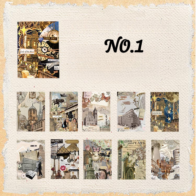 Collage Theme Scrapbook Paper