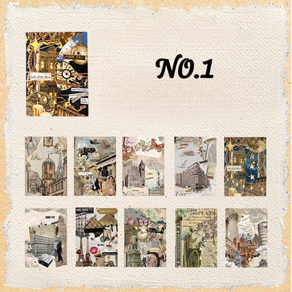 Collage Theme Scrapbook Paper