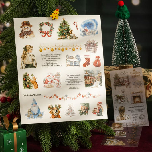 Christmas-Themed Sticker Book