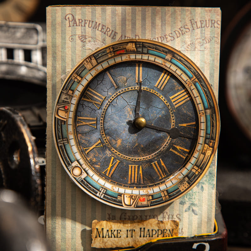 Vintage Clock Sticker Pack