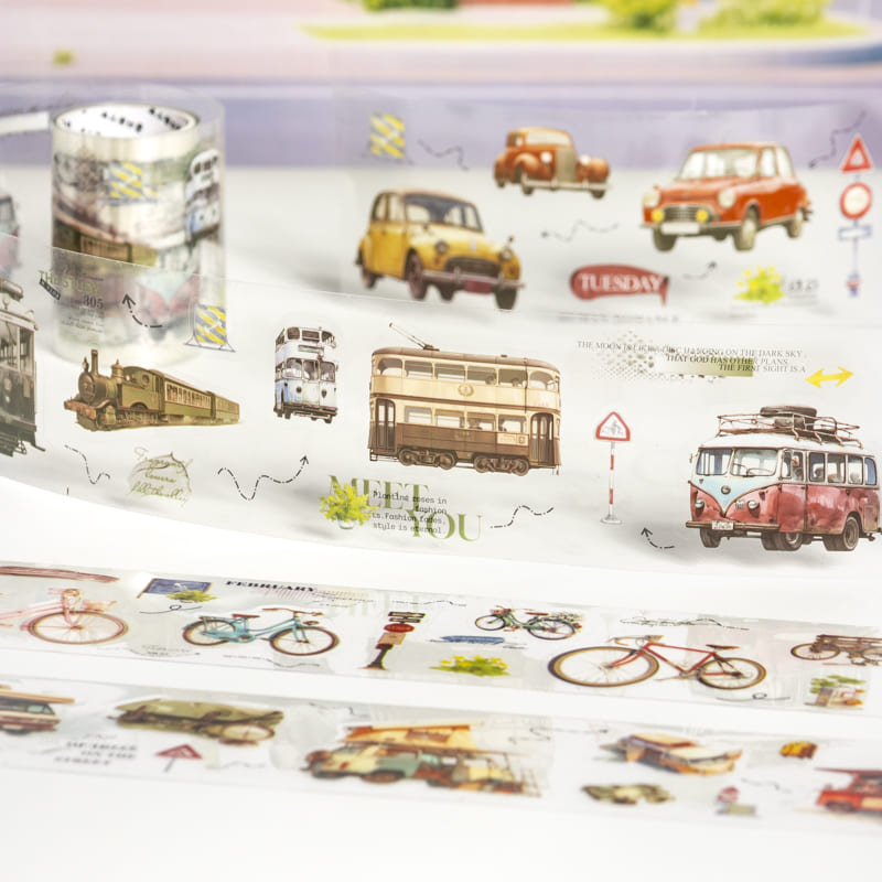 Vehicles Collection PET Tape