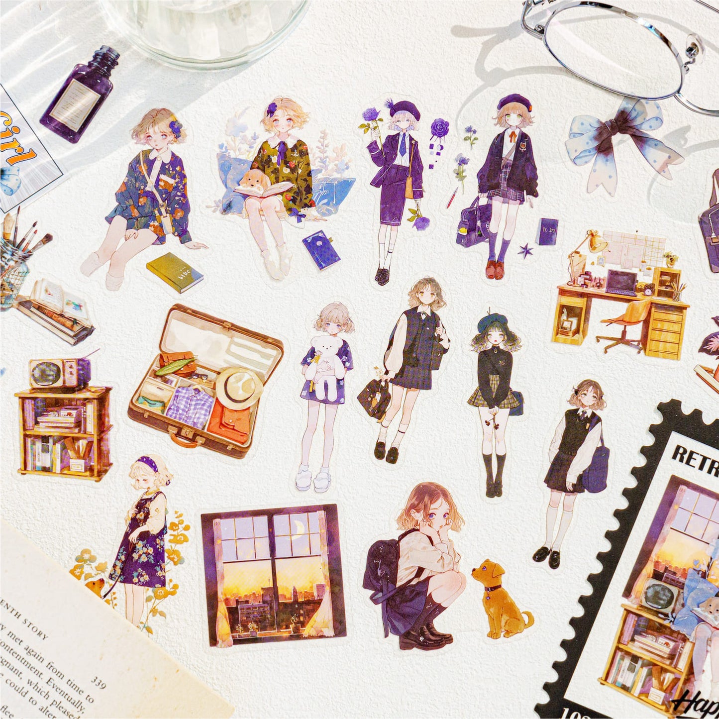 Daily Life for Girls Sticker Series