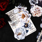 White Floral Stickers