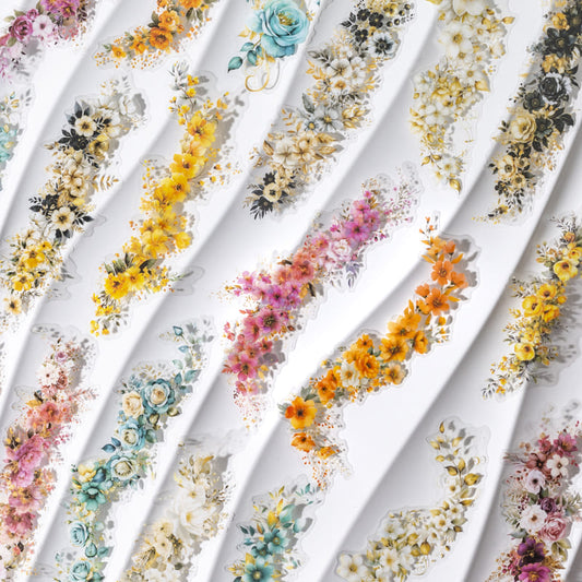 Watercolor Flower Stickers