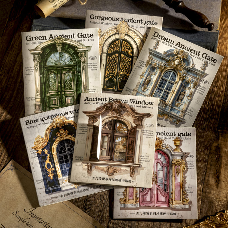 Embossed Hard Card Stickers