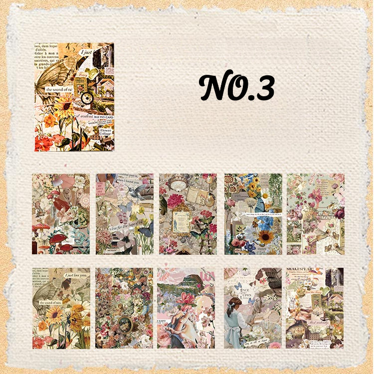 Collage Theme Scrapbook Paper