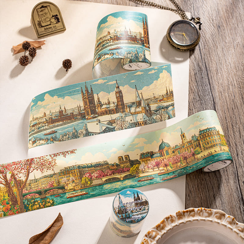 World Tour Landmarks Washi Tape