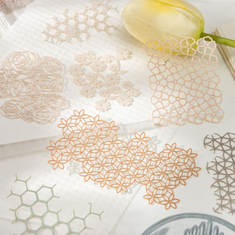 Laser-Cut Delicate Doily Foundation Paper
