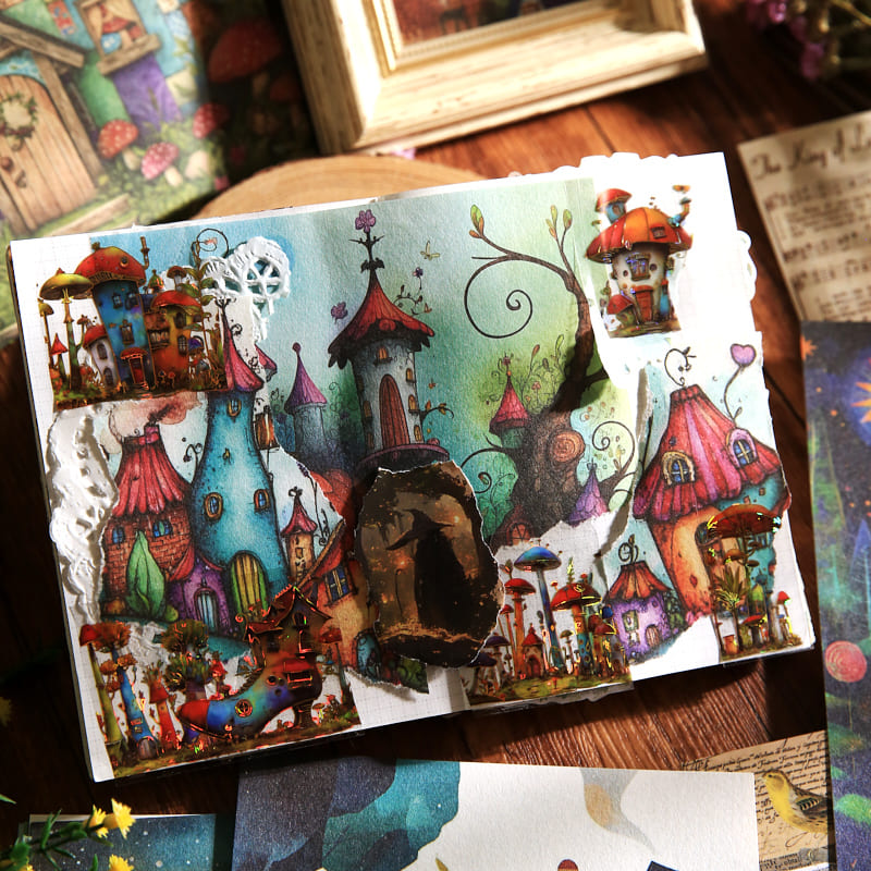 Fairy Tale Theme Scrapbook Paper