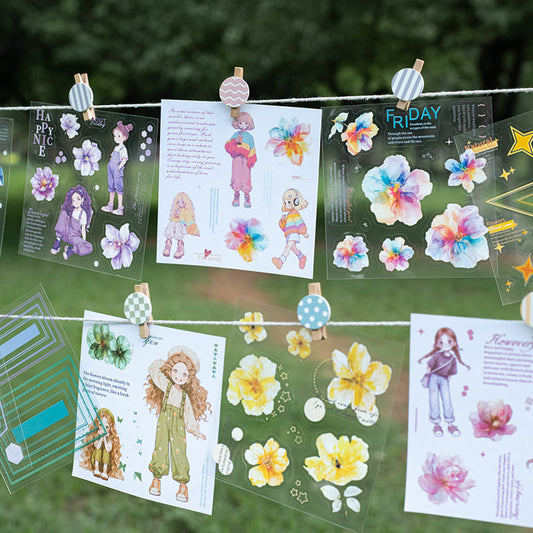 Girl Squad Die-Cut Sticker Book