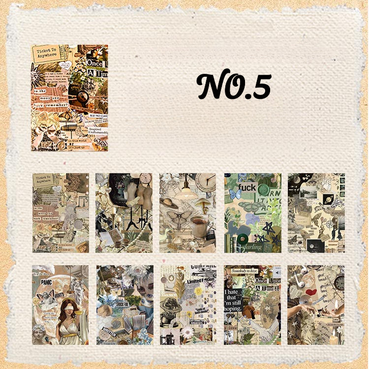 Collage Theme Scrapbook Paper