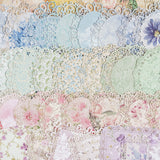 Hollow-Out Vintage Floral Paper
