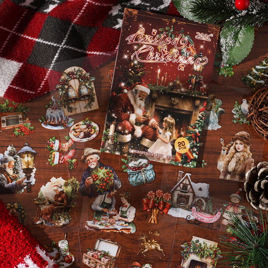 Die-cut Christmas Sticker Book