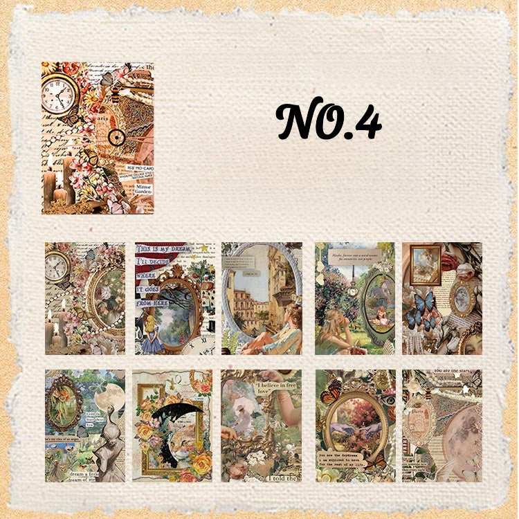 Collage Theme Scrapbook Paper