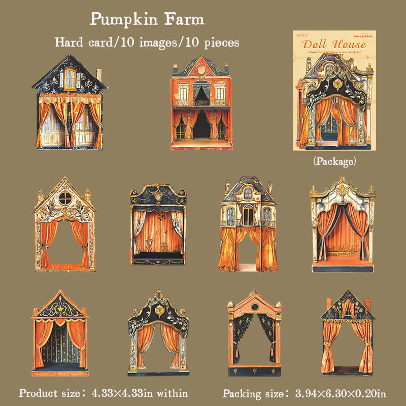 Dollhouse Series Die-Cut Stickers