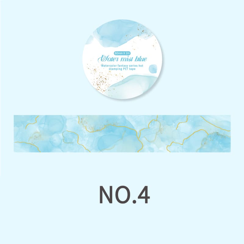 Watercolor Wash PET Tape Collection