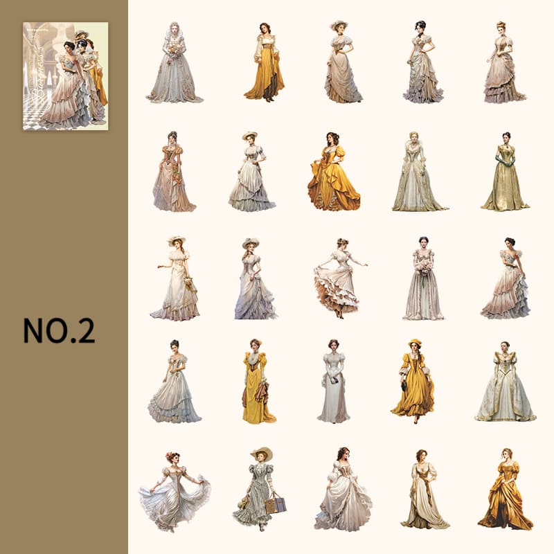 Vintage Character Stickers