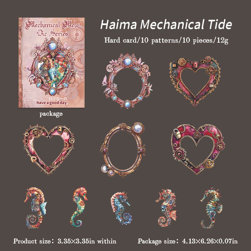 Steampunk Ocean Stickers