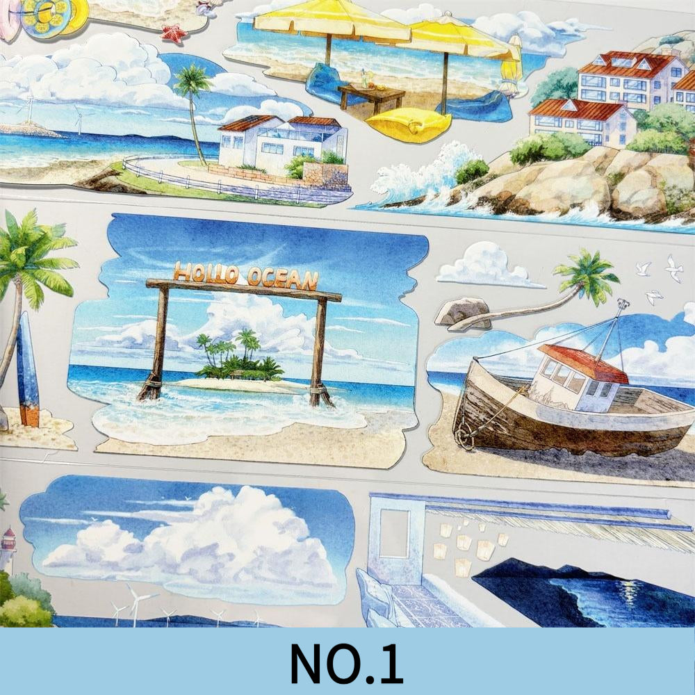 Seaside Collection PET Tape(One Cycle)