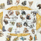 Animal stickers for planners and scrapbooks