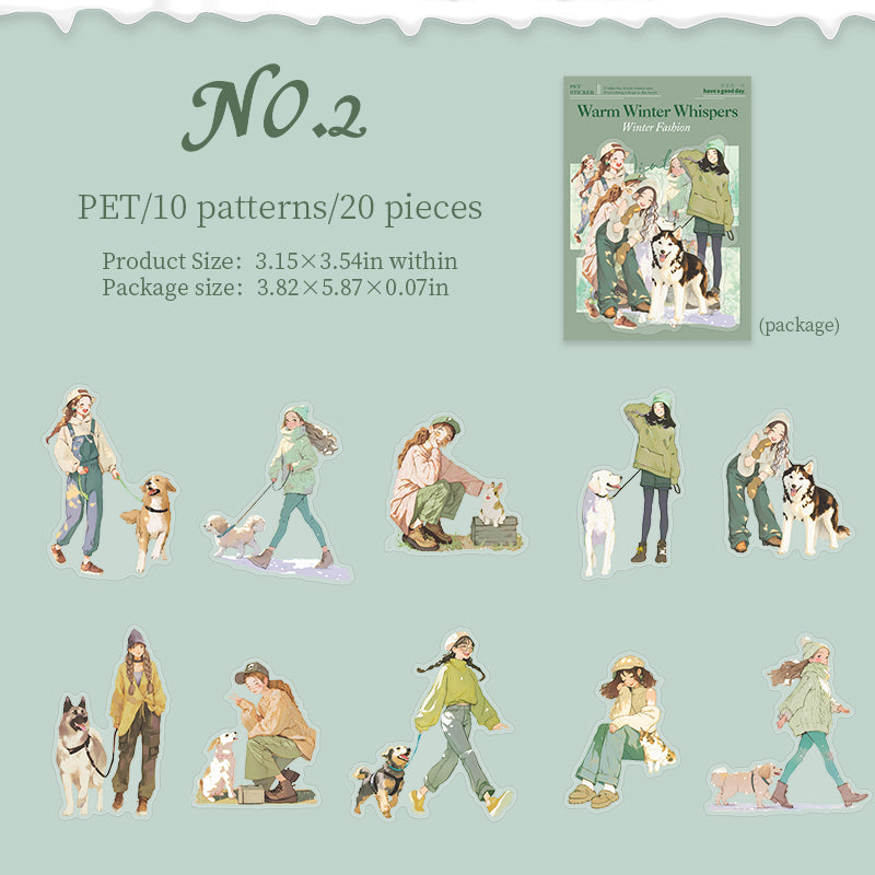 Winter Characters Sticker Pack