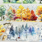 One Cycle Trees Through the Seasons PET Tape