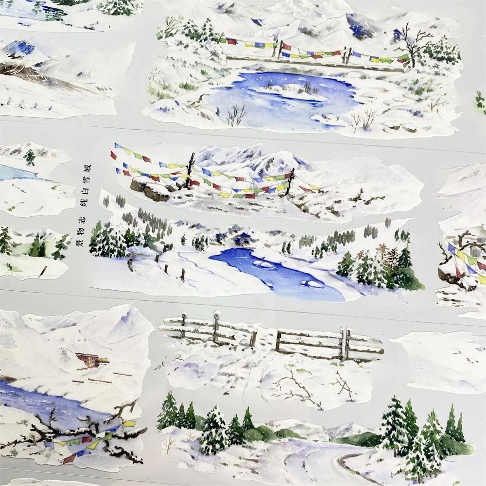 Snowy Landscape One Cycle PET Tape