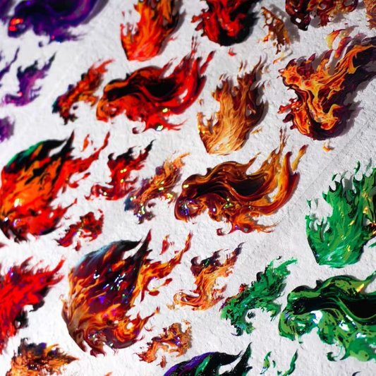 Fire & Flames  One Cycle PET Tape