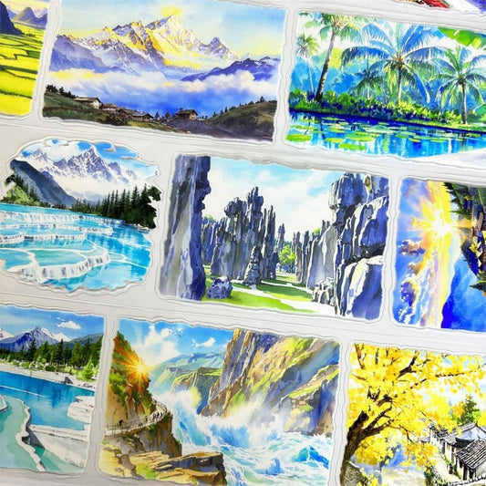 Die-Cut One Loop Scenic Series PET Tape