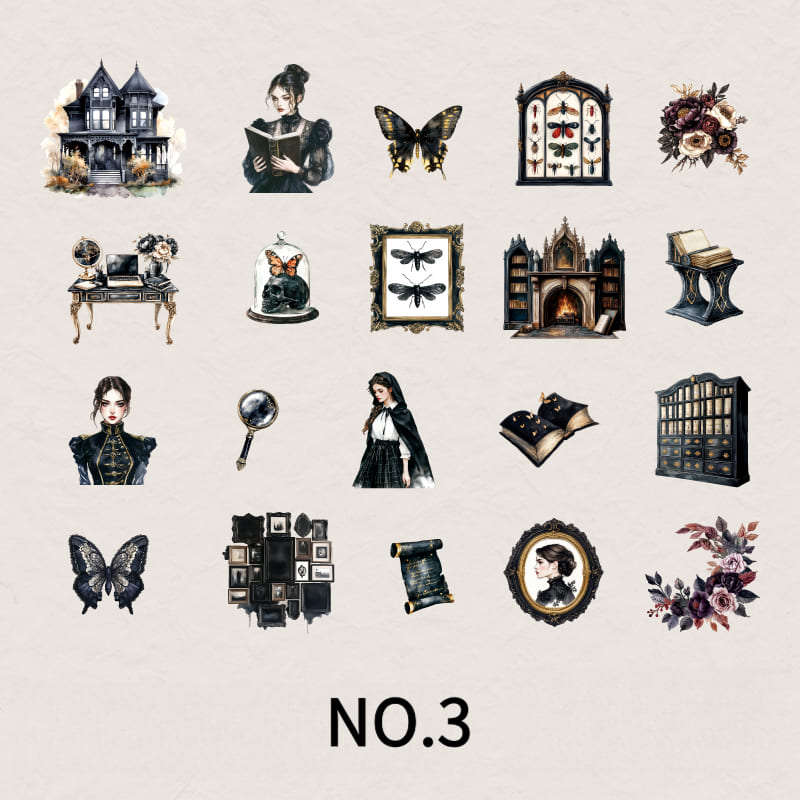 Dark Manor Stickers