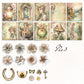 Vintage Floral Character Material Pack